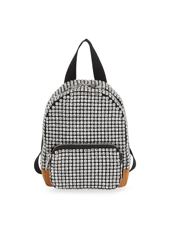 Mini Cruiser Crystal-Embellished Crossbody Backpack