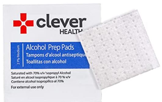 Clever Alcohol Prep Pads 酒精消毒巾