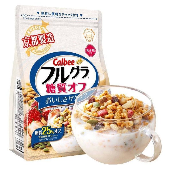 【品牌直供】【自营】Calbee 卡乐比营养谷物水果麦片 减糖600g