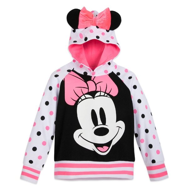 Minnie Mouse Pullover Hoodie for Girls | shopDisney
