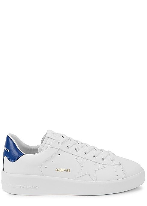 Pure Start white leather sneakers