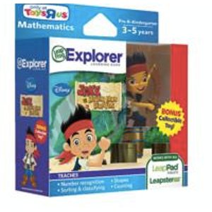 LeapFrog Explorer Learning Game: Disney Jake and the Never Land Pirates with Free Collectible Toy