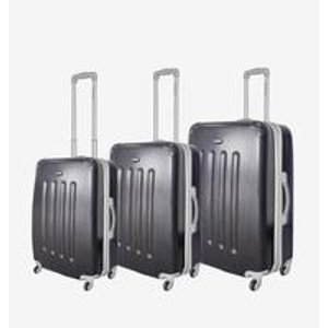 3-pc. Polycarbonate Upright Luggage Set