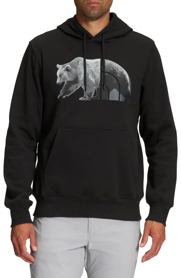 Bear Logo Hoodie Sweatshirt