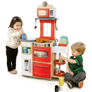 史低价！Amazon有Little Tikes Cook 'n Store可折叠过家家厨房玩具组热卖