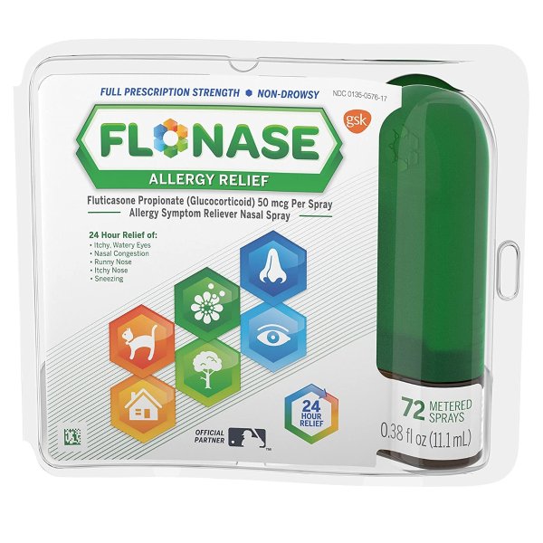 Allergy Relief Nasal Spray 72 Sprays, 0.38 Fl Oz