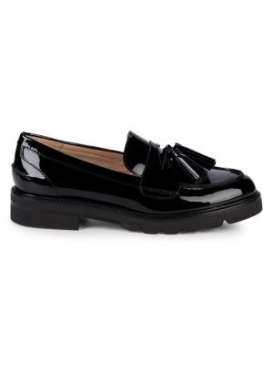 Adrina Tassel Patent Leather Loafers
