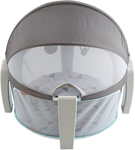 On-The-Go Baby Dome, Gray and White
