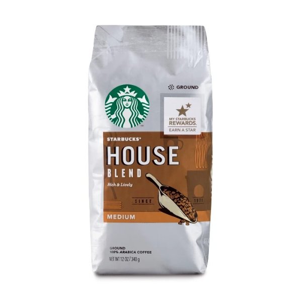 House Blend Medium Roast Ground Coffee - 12oz