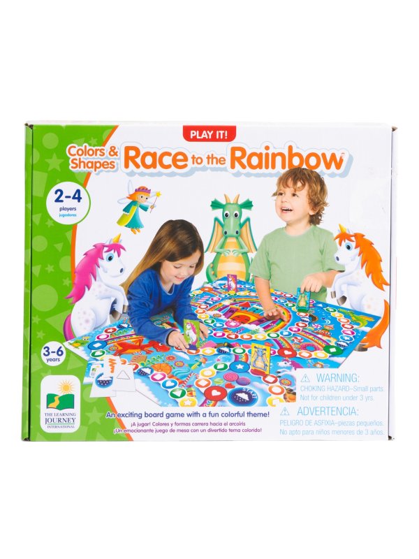 Colors &amp; Shapes Race To The Rainbow Game