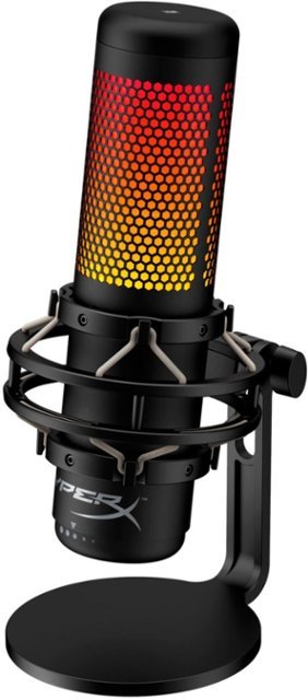 HyperX QuadCast S RGB Wired Multi-Pattern Electret Condenser Microphone