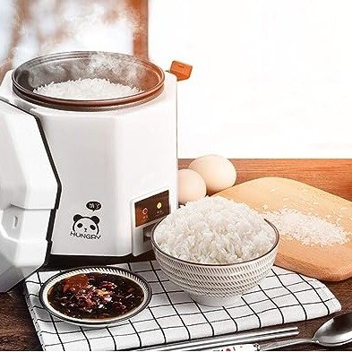 DCIGNA 1.2L Mini Rice Cooker, Electric Lunch Box, Travel Rice Cooker Small