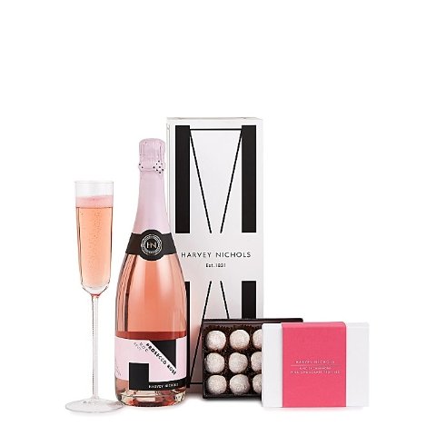 粉红香槟+粉红松露巧克力