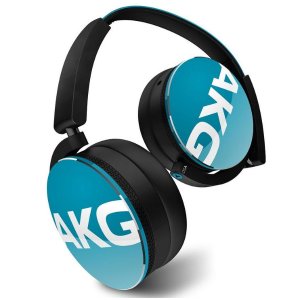 AKG Y50 Teal On-Ear Headphone with In-Line One-Button Universal Remote/Microphone, Teal
