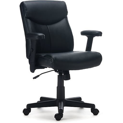 Staples Traymore Luxura Managers Chair, Black (53245) | Staples