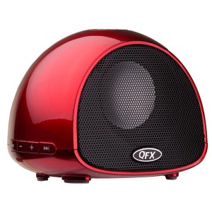 QFX BT-100 Portable Rechargeable Bluetooth Speaker with Microphone 