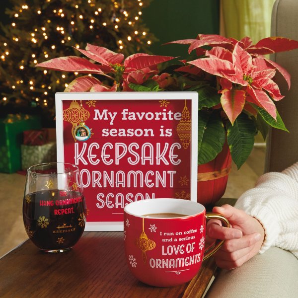 Hallmark Keepsake Serious Love of Ornaments Mug, 18 oz.