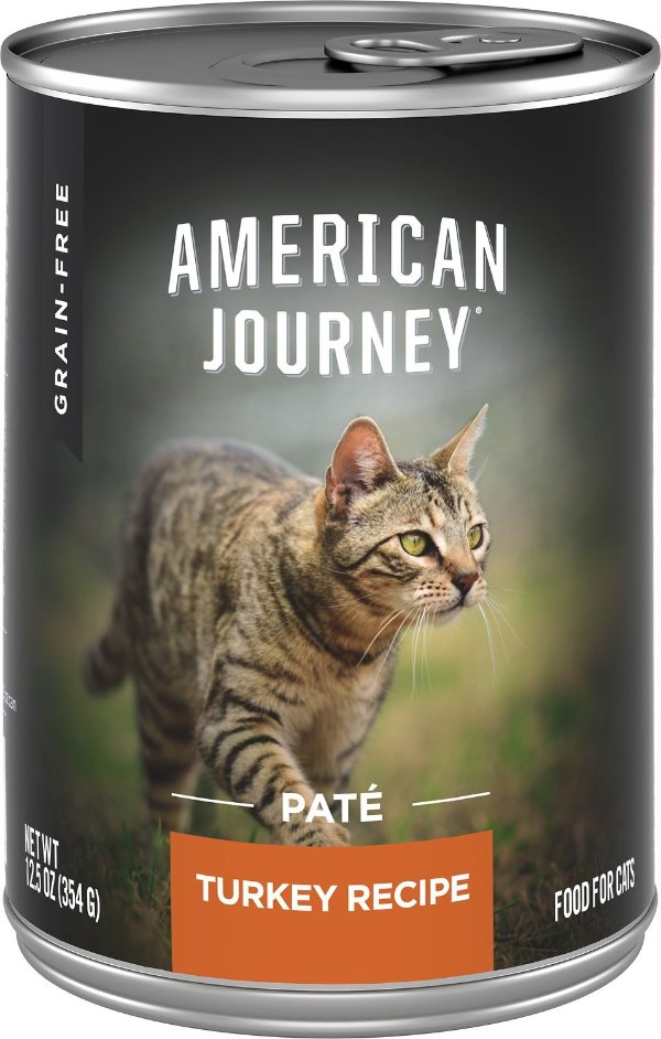 Pate Turkey Recipe Grain-Free Canned Cat Food, 12.5-oz, case of 12 - Chewy.com