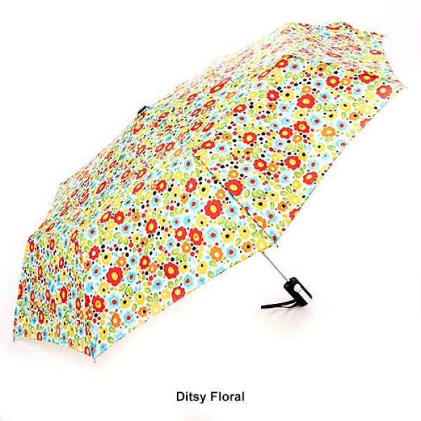 Automatic Compact Umbrella - Floral