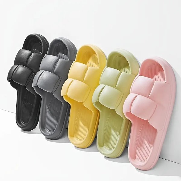 Slippers EVA Material Indoor And Outdoor Bathroom Anti-skid Soft Bottom Silent Quick Drying Slippers