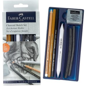 Faber-Castell 木炭素描7件套