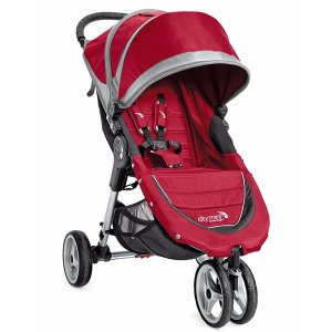 Baby Jogger 2016 City Mini 3W Single Stroller - Crimson/Gray