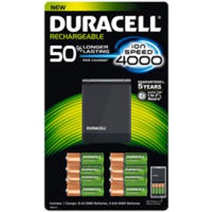 Duracell Rechargeable Ion Speed 4000 Battery Charger 1 Count