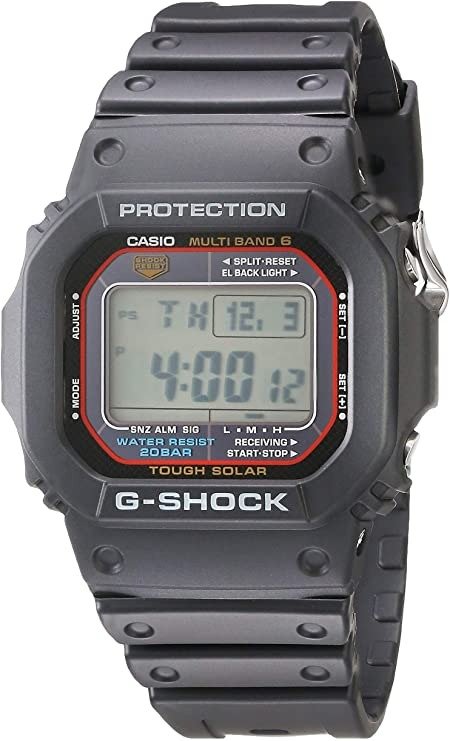 Men's G-SHOCK Quartz Watch with Resin Strap, Black, 20 (Model: GWM5610-1)