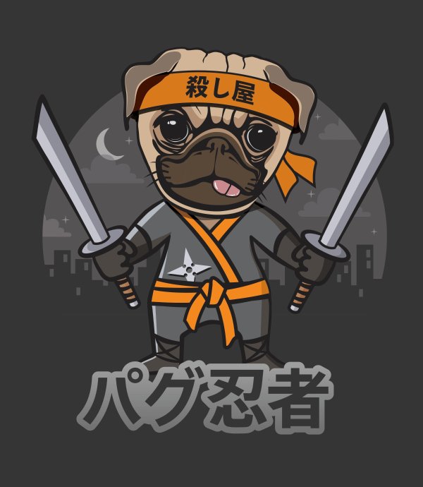 Ninja Pug T-Shirt | GameStop
