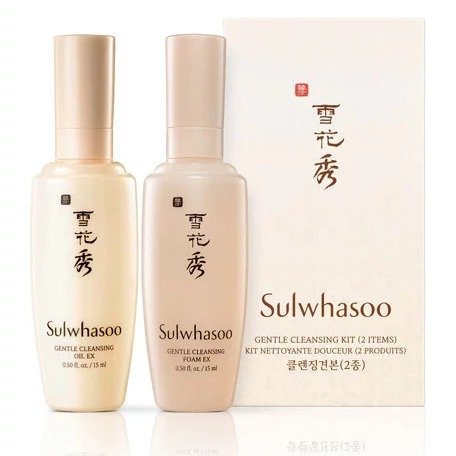 Gentle Cleansing Oil EX, 0.5 oz./ 15 mL + Gentle Cleansing Foam EX, 0.5 oz./ 15 mL
About Sulwhasoo:
