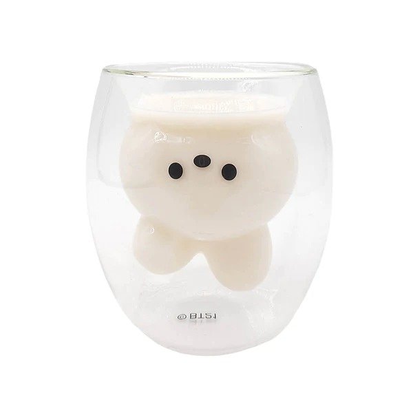 BT21 COOKY Double Wall Glass Cup
