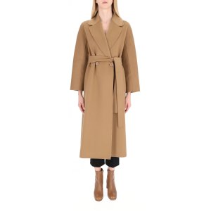 'S MAX MARADouble-Breasted Straight Hem Belted Coat – Cettire