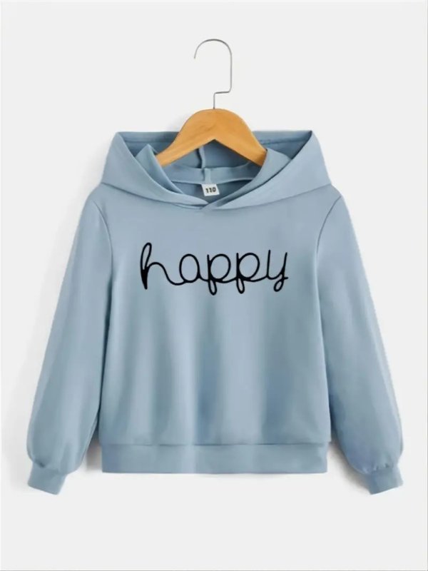Boys Girls Casual Hoodie With Happy Print Kids Clothes - Clothing, Shoes & Jewelry - Temu