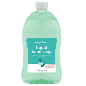 Amazon Basics Liquid Hand Soap Refill, Mango and Coconut Water Scent, Triclosan-Free, 56 Fluid Ounces, Pack of 1