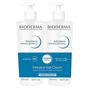 Bioderma Atoderm Intensive Gel Cream,16.7 fl oz, 2-pack