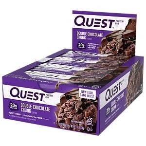 Quest Bar - Double Chocolate Chunk (12 Bars) by Quest Nutrition at the Vitamin Shoppe