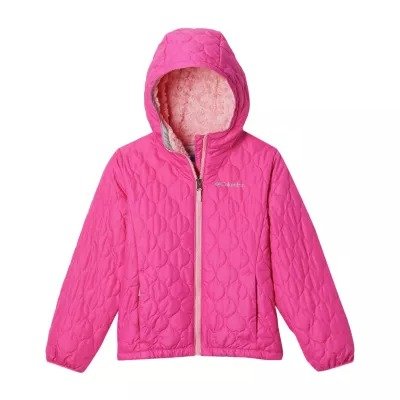 Columbia Bella Plush™ Little & Big Girls Hooded Lined Water Resistant Midweight Quilted Jacket
