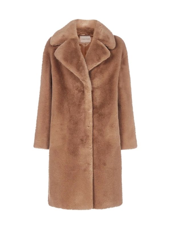 Camille Faux Fur Teddy Coat