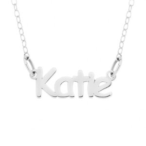 Personalized Name Necklace in Sterling Silver - 16"