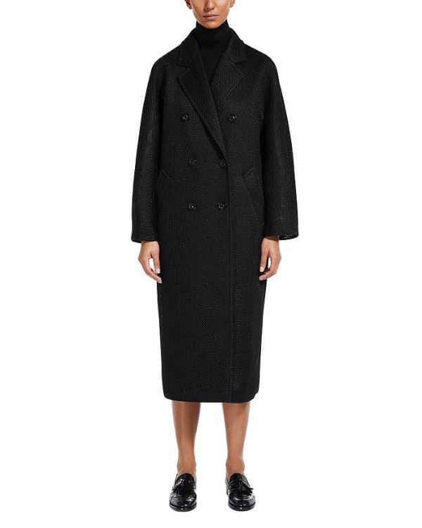 Madame1 Perforated Double Breasted Coat