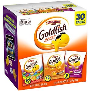 Pepperidge Farm Goldfish Variety Pack Bold Mix, (Box of 30 bags)