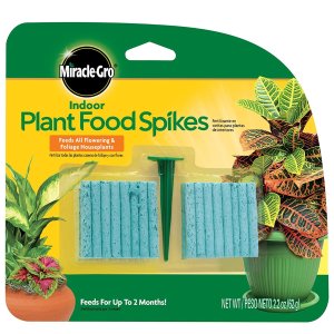 Miracle-Gro Indoor Plant Food Spikes, Includes 48 Spike