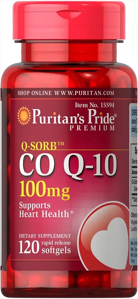 Q-SORB™ Co Q-10 100 mg 120 Softgels | Heart Health | Puritan's Pride