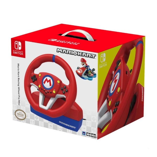 Nintendo Switch Mario Kart Racing Wheel Pro Mini By - Officially Licensed By Nintendo - Nintendo Switch