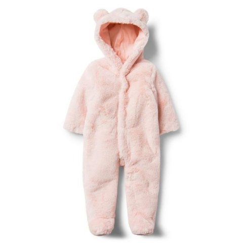 Janie and JackFaux Fur Footed 1-Piece