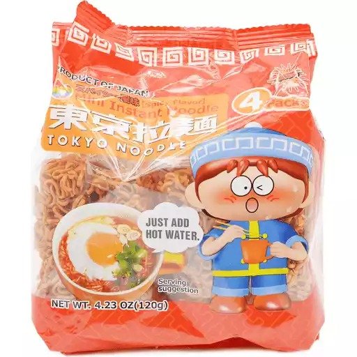 Tokyo Raman Noodle Spicy 4Pk 4.23 OZ
