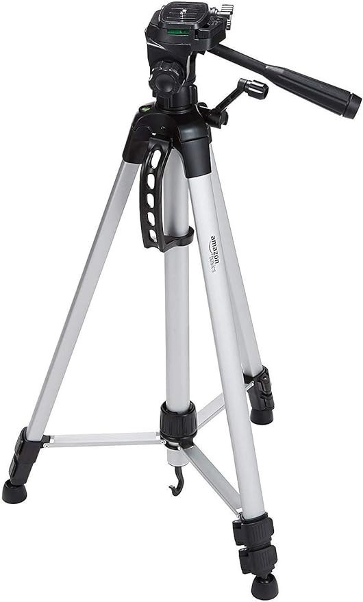 Basics 152 厘米（60 英寸）轻型相机、数码单反相机和望远镜三脚架