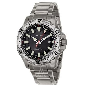 Seiko Men's Prospex Solar Diver Watch SNE279