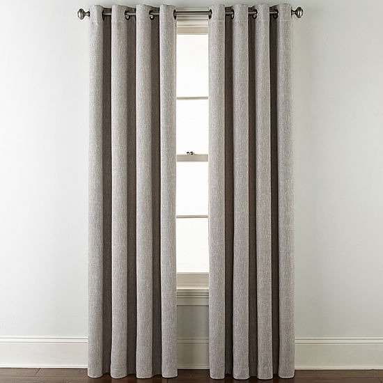 JCPenney Home Sullivan Blackout Grommet-Top Single Curtain Panel