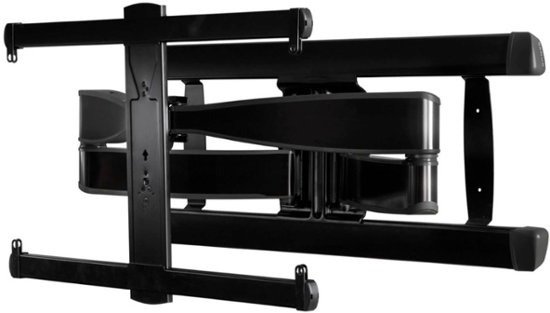Elite - Advanced Full-Motion TV Wall Mount for Most 42"-90" TVs up to 125 lbs - Tilts, Swivels, and Extends up to 28" From Wall - Black Brushed Metal